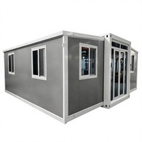 Maison Conteneur Modulaire Préfabriquée de Luxe, Style Moderne, Démontable, Portable, 10ft, 20ft, 40ft, à Assemblage Pliant, en Kit Plat