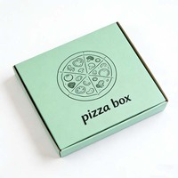 Boîte à pizza en papier imprimée personnalisée de 8/10/12/16 pouces avec votre logo, vente en gros, emballage à emporter, boîte à pizza encre de soja, offre spéciale