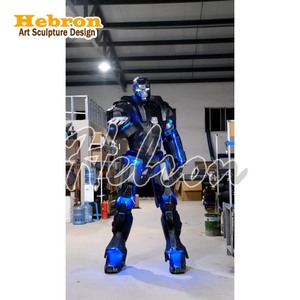 Vente directe - Costume d'Halloween pour adultes - Cosplay - Transformation en robot - Costume de robot LED portable - Product Image 5