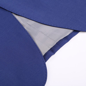 Traje de Dos Piezas para Hombre, Azul <span class=keywords><strong>Zafiro</strong></span>, de <span class=keywords><strong>Alta</strong></span> Calidad, Corte Slim, Chaqueta Cruzada, Producción Directa del Proveedor - Product Image 6