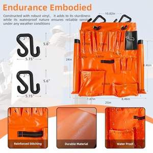 Oxford Cloth Waterproof <b>Adjustable</b> <b>Strap</b> Customizable OEM/ODM 13 Inch Tool Messenger Bag Zipper Closure 200 lb Capacity - Product Image 2