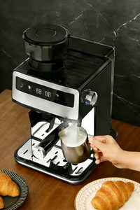 Cafetera Espresso Semiautomática de Alta Gama, 20 Bares, Capacidad para 4 Tazas, Uso Doméstico/Multifuncional, Enchufe EU/US - Product Image 6