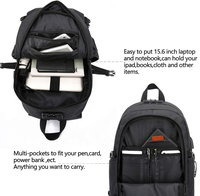 RAYLON Tas Ransel Laptop Multifungsi Oxford Berkualitas Tinggi dengan Port Pengisian Daya USB Desain Tahan Air untuk Bisnis, Sekolah, dan Perjalanan