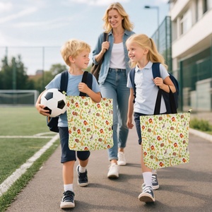Bolsa de Mano Impermeable al Por Mayor, Productos Populares, Diseño con Logotipo Personalizado, Bolsa de Mano Grande para Libros para Niños - Product Image 6