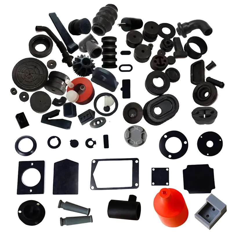 Molded Products and Parts Fkm Silicone Rubber Part NBR Rubber High Quality Customize Silicone Black Moulding Nonstandard