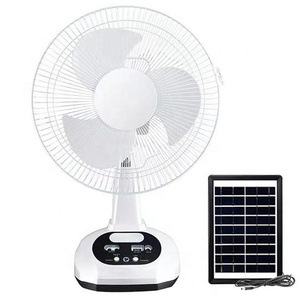 Quạt năng lượng mặt trời sinh thái 14 inch đa chức năng, quạt bàn ngoài trời, quạt di động phổ biến, thiết bị điện tử gia dụng - Product Image 6