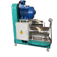 Broyeur à billes horizontal automatique 5L-100L avec pompe pour la production industrielle d'encre et la fabrication de machines de broyage