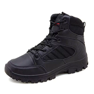 Zapatos de senderismo de caña alta para hombre, zapatos de seguridad para el trabajo, antideslizantes, resistentes al desgaste, estilo casual para caminar, botas deportivas de senderismo - Product Image 5