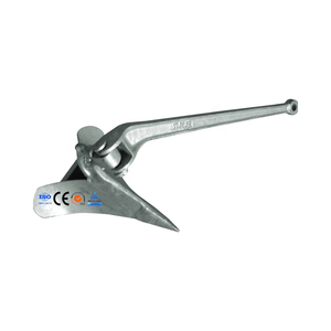 ANCLA DE ARADO GALVANIZADO EN CALIENTE MARINO 5Kg/11LB Anclajes de arado CQR Anclaje Barco Yate Barco Accesorios de hardware - Product Image 1