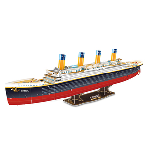 Modèle de bateau de croisière à assembler soi-même, 116 pièces, papier, <span class=keywords><strong>Titanic</strong></span>, <span class=keywords><strong>puzzle</strong></span> 3D pour enfants - Product Image 2