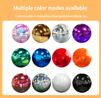 Boule miroir gonflable géante |   Sphère Disco Double Couche Anti-Plis |   Boule réfléchissante argentée dorée haute brillance pour événements