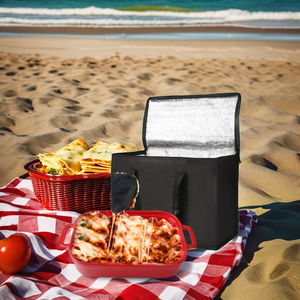 Bolsa Térmica Grande Personalizada con Logotipo Impreso, Impermeable, Reutilizable para Almuerzo, Comestibles, <span class=keywords><strong>Playa</strong></span>, Entrega de Alimentos, Color Personalizado - Product Image 6