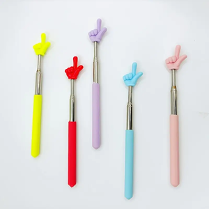 Pointer guru dapat ditarik, 1 buah | Dapat disesuaikan, teleskopik Mini | Perlengkapan Kelas | Guru SD dan taman kanak-kanak - Product Image 3