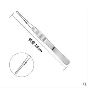 Pinzas de laboratorio Double Deer de 12,5 cm, 14 cm, 16 cm, 18 cm, con mango de acero inoxidable, pinzas de precisión para uso en laboratorio - Product Image 3