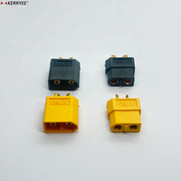 Connecteur UVA pour batterie d'avion XT60, jaune ou noir, un ensemble