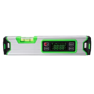 Pabrik Tiongkok IP54 30cm layar Digital LED bingkai aluminium tingkat Torpedo Digital magnetik dengan satu botol gelembung