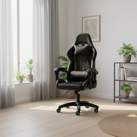 Chaise de bureau exécutive Youhan YH-790 Esports, pivotante, réglable en hauteur, inclinable, dossier en cuir et maille, minimaliste, pour atelier et hôtel