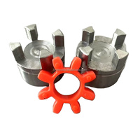 Accouplement à arbre rond - Durable, trempé 45 #   Accouplement élastique en acier pour pièces de pompe à piston hydraulique, modèle NewWay ML