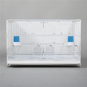 60*32*38cm Üretim Kuş Kafesi Sağlam 3 Ayaklı İstiflenebilir Evcil Kuşlar İçin Kuş Kafesi - Product Image 3