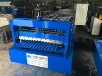 Máquina Formadora de Rollos de Lámina Metálica para Techos de Hierro Corrugado, Máquina para Fabricar Tejas de Zinc IBR