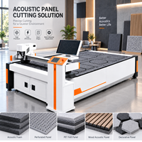 Système de découpe numérique industriel pour panneaux acoustiques en feutre PET, système de découpe au couteau CNC pour panneaux insonorisants