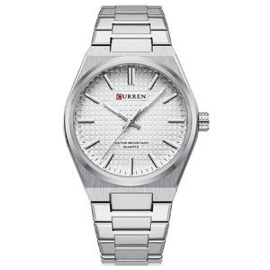 Sleek Minimalist Men's Business Quartz <b>Watch</b> Stainless Steel Band HD Luminous Hands Waterproof Dress Wristwatch - Product Image 3