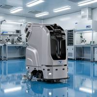 Nouveau robot autonome autopropulsé de nettoyage de sols TN70 Heavy Duty AI, machine de nettoyage sans conducteur CleanHorse pour aéroport
