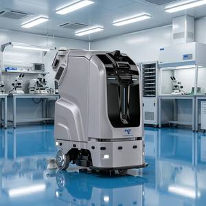 Nouveau robot autonome autopropulsé de nettoyage de sols TN70 Heavy Duty AI, machine de nettoyage sans conducteur CleanHorse pour aéroport - Product Image 5