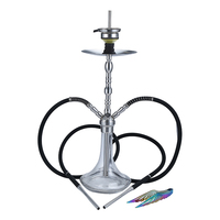 MIG 3.0 vente en gros, narguilé allemand de haute qualité, sheesha verre et acier inoxydable, narguilé en verre, shisha
