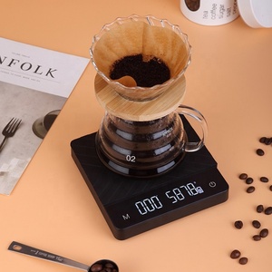 Penjualan Laris Dalam Skala Kopi Persegi Panjang 3Kg/0.1G Skala Espresso Tetes dengan <span class=keywords><strong>Timer</strong></span> Skala Makanan Dapur S2 - Product Image 4