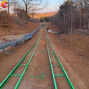 Cảnh quan ngoài trời bãi cỏ theo dõi cỏ trượt tuyết công viên giải trí tốc độ cỏ bay sườn đồi đồng cỏ trượt đi xe trên xe ô tô - Product Image 5