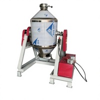 Mélangeur de poudre rotatif 3D en acier inoxydable 100L pour laboratoire chimique, SS304, pour herbes, épices, aliments secs industriels