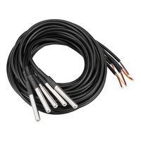 Sensor de Temperatura DS18B20 para Transporte en Cadena de Frío, Resistente a Bajas Temperaturas y al Agua
