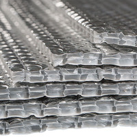 Rouleau à bulles d'aluminium réfléchissant pour plafond, chambre froide, mur extérieur, sol, garage.
