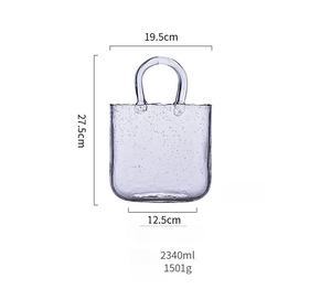Sac à main créatif en verre sac à boisson sac à main en forme de vase jus de vin tasse à boire sac fruits <span class=keywords><strong>cocktail</strong></span> ensemble de verres - Product Image 6