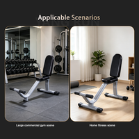 Chaise utilitaire robuste de qualité industrielle et banc de musculation fixe pour l'entraînement de force professionnel en salle de fitness