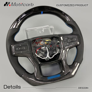 Volante de fibra de carbono personalizado con pantalla LED para Chevrolet Silverado 1500 RST LT Suburban Tahoe Blazer 2019-2024 - Product Image 3