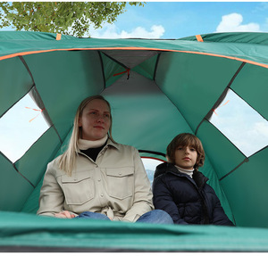 Tente de camping dôme automatique pop-up pour 3-4 personnes, ultralégère, étanche, portable, pour l'extérieur - Product Image 4