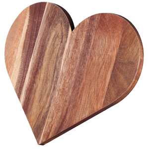 Heart Shaped Acacia <b>Wood</b> Cutting Board 35.5x29.5x1.5cm For Cheese Steak Vegetable <b>Slicing</b> Valentine's Day Gift - Product Image 5