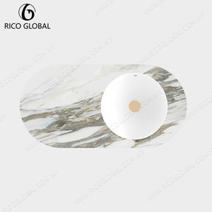 Lavabo de Porcelana Contemporáneo y Duradero de una Sola Pieza - Product Image 5