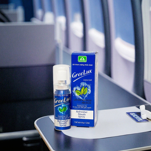 Spray buccal rafraîchissant extra frais, désodorisant instantané, doux pour un usage quotidien, format voyage, bleu - Product Image 1