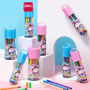 Yüksek kaliteli Deli suluboya kalem yıkanabilir anaokulu çocuk boyama ve çizim için renkli kalem - Product Image 6