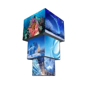 Indoor hochauflösende P2.5 P2 Werbebildschirm Bühne Dekoration magische 5D-Laden-Menü digitale Anzeige LED-Würfelbildschirm