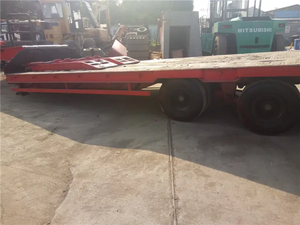 Remolque de plataforma baja hidráulica de 3, 4 y 5 ejes para trabajo pesado, de 1-2 toneladas, con cuello de cisne, 12.5x2.5x1.5m, Shandong Fengniao - Product Image 3