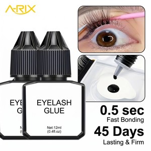 Pegamento Profesional para Extensión de Pestañas A-RIX, Adhesivo de Secado Rápido en 0.5s, Retención Fuerte de 45 Días, Pegamento Negro Brillante - Product Image 3