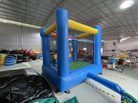 Château gonflable de qualité commerciale 4m x 3m en PVC, certification CE, garantie 12 mois, taille personnalisable pour les fêtes