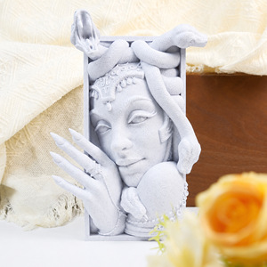 Fermalibri Medusa Incorniciato in ABS Inciso per Decorazioni di Compleanno per Adulti - Product Image 2
