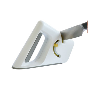 Afilador para Tijeras, Cuchillos y Utensilios de Cocina, Manual, de Acero de Tungsteno, Varilla de Diamante, Cerámica, Multi-grano, Solo Limpieza a Mano - Product Image 3