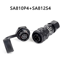 Prise d'aviation étanche WEIPU IP67 SA810/P2 3 4 6 8 et SA812/S2 3 4 6 8 accessoires de connecteur pour avions