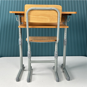 Combinaison personnalisée, bureau à domicile moderne pour adultes, bureau, chaise d'école en bois, ensembles <span class=keywords><strong>de</strong></span> bureau, hauteur réglable rentable pour - Product Image 3